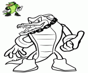 Coloriage vector the crocodile